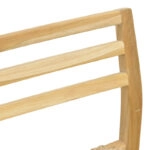 Κρεμάστρα επιδαπέδια Gantou suar ξύλο σε φυσική απόχρωση 40x40x200εκ