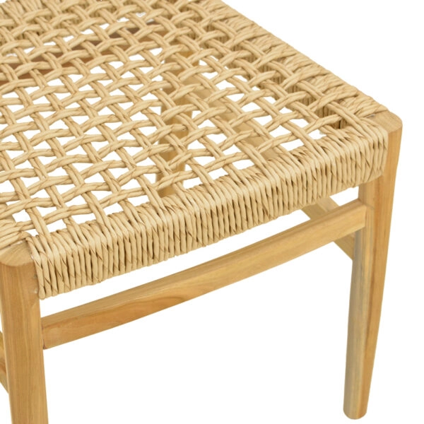 Κρεμάστρα επιδαπέδια Gantou suar ξύλο σε φυσική απόχρωση 40x40x200εκ