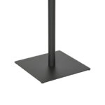 Τραπέζι Nerobian  mdf σε καρυδί απόχρωση 60x60x75εκ