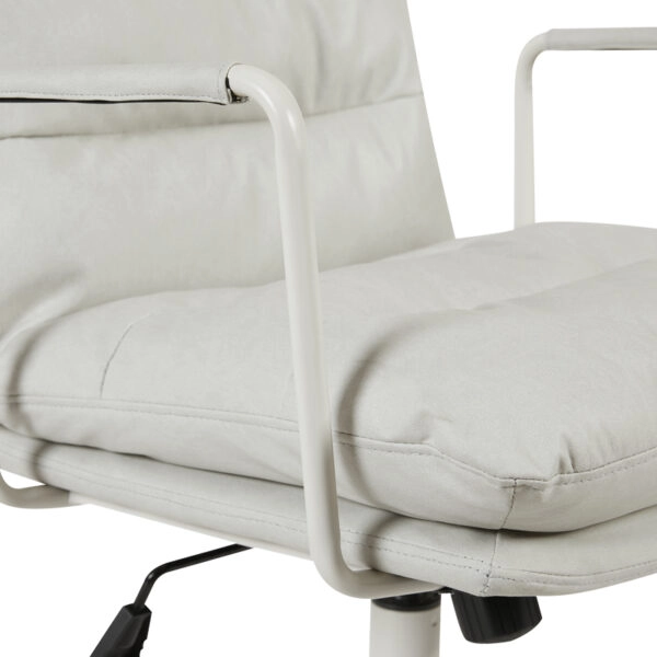 Καρέκλα γραφείου διευθυντη Kreno PES γκρι 56x67x89-97εκ