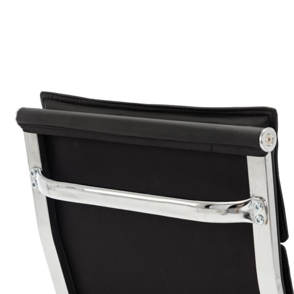 Καρέκλα γραφείου διευθυντη Mavel  PU μαύρo 55x62x100-110εκ