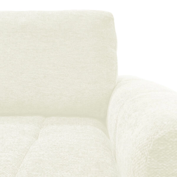 Γωνιακός αναστρέψιμος καναπές-κρεβάτι Vivad  ύφασμα σε μπεζ απόχρωση 275x164x91εκ