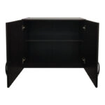 Ντουλάπα δίφυλλη με 2 συρτάρια και πατάρι Lego  σε wenge απόχρωση 80x42x240εκ