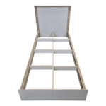 Κρεβάτι Athos  σε sonoma-λευκό απόχρωση 90x190εκ