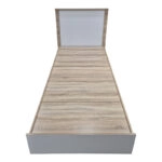 Κρεβάτι Athos  σε sonoma-λευκό απόχρωση 90x190εκ