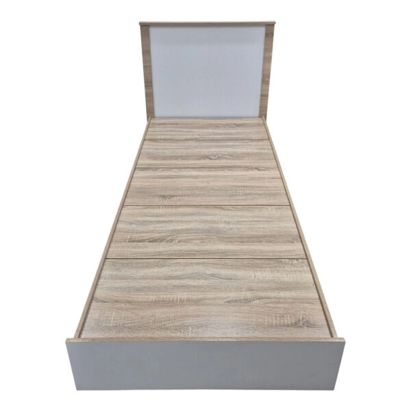 Κρεβάτι Athos  σε sonoma-λευκό απόχρωση 90x190εκ