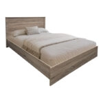 Κρεβάτι Athos  σε sonoma απόχρωση 140x200εκ