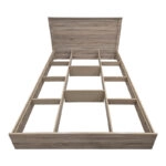 Κρεβάτι Athos  σε sonoma απόχρωση 140x200εκ