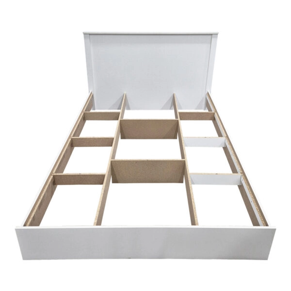 Κρεβάτι Athos σε λευκή απόχρωση 140x200εκ