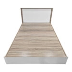 Κρεβάτι Athos  σε sonoma-λευκή απόχρωση 140x200εκ