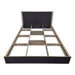 Κρεβάτι Athos  σε sonoma-ανθρακί απόχρωση 160x200εκ