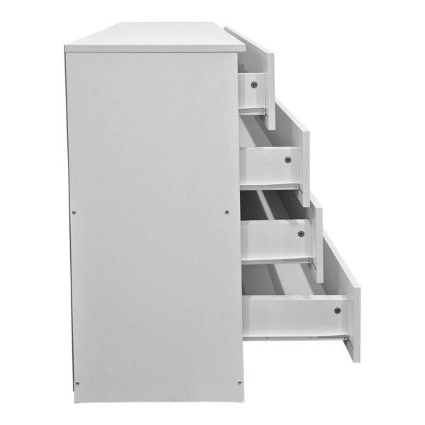 Συρταριέρα Athos σε λευκή απόχρωση 80x40x79εκ