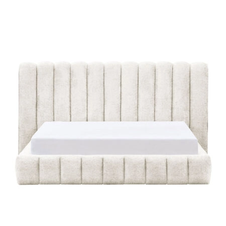 SAVAGIAR ΚΡΕΒΑΤΙ (ΓΙΑ ΣΤΡΩΜΑ 160x200cm) CREAM 210.5x220.5x109.7cm