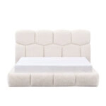 HONEYBEE ΚΡΕΒΑΤΙ (ΓΙΑ ΣΤΡΩΜΑ 160x200cm) CREAM 184x220x102.2cm