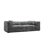 RULER ΚΑΝΑΠΕΣ 3ΘΕΣΙΟΣ ΓΚΡΙ 243x102x68cm