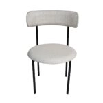 Artekko MUTFAK SET 4 CHAİR BOMONTİ METAL 90 CM OVAL TABLE GRİ MERMER