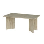 Τραπεζάκι σαλονιού Sam Megapap χρώμα neo travertine 100x60x41,8εκ.