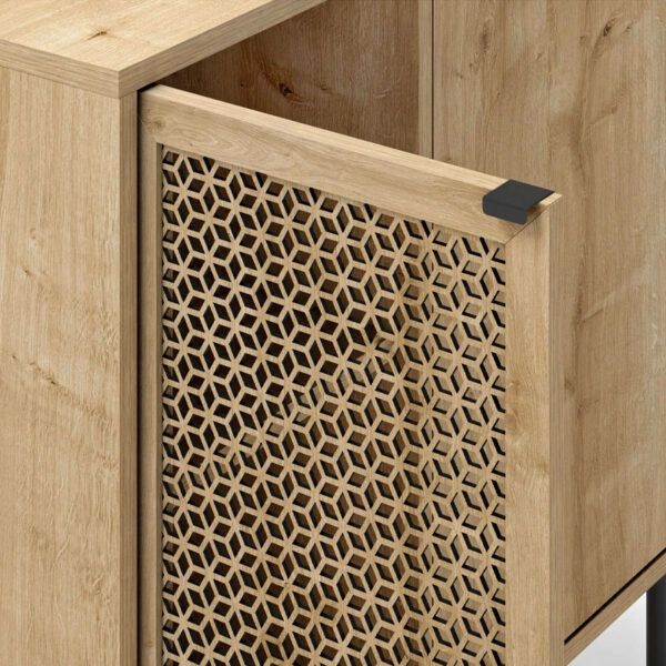 Μπουφές Naive Megapap χρώμα sapphire oak 80x40x80εκ.