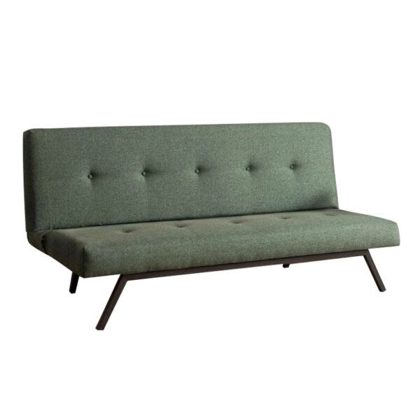 Καναπές - κρεβάτι Zola Megapap τριθέσιος υφασμάτινος χρώμα πράσινο 180x64x78εκ.