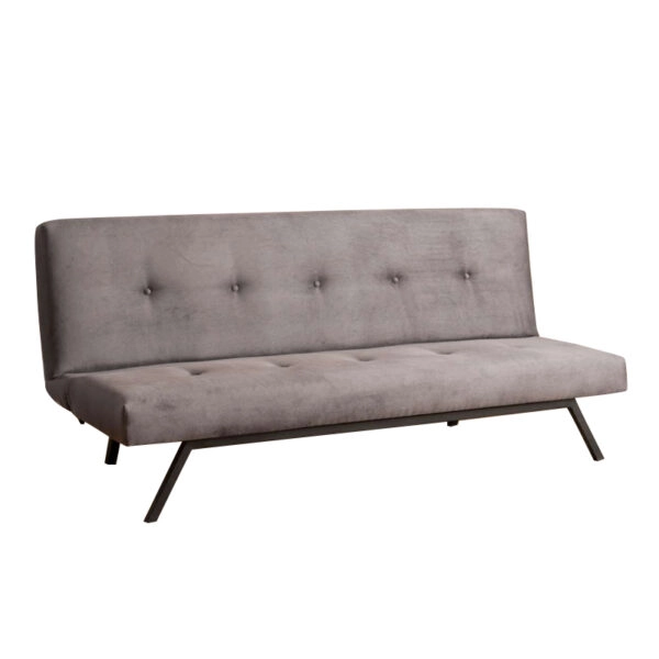 Καναπές - κρεβάτι Zola Megapap τριθέσιος υφασμάτινος χρώμα γκρι 180x64x78εκ.