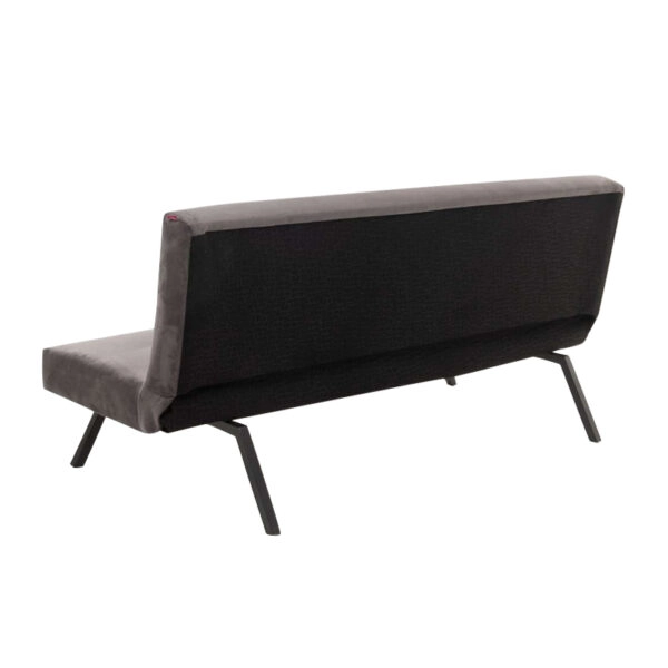 Καναπές - κρεβάτι Zola Megapap τριθέσιος υφασμάτινος χρώμα γκρι 180x64x78εκ.