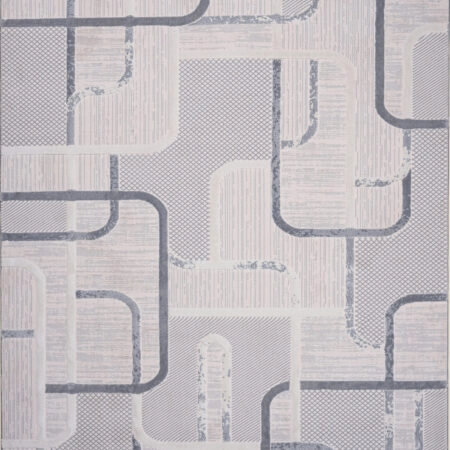 ΧΑΛΙ OSLO 5385/SF 456 IVORY-LIGHT GREY - 200cm x 290cm