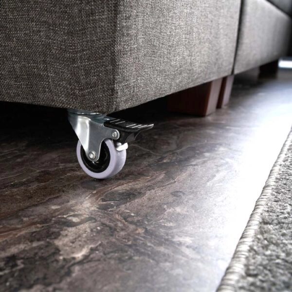 Γωνιακός καναπές - κρεβάτι Manama Megapap δεξιά γωνία υφασμάτινος χρώμα ανθρακί 280x206x85εκ.