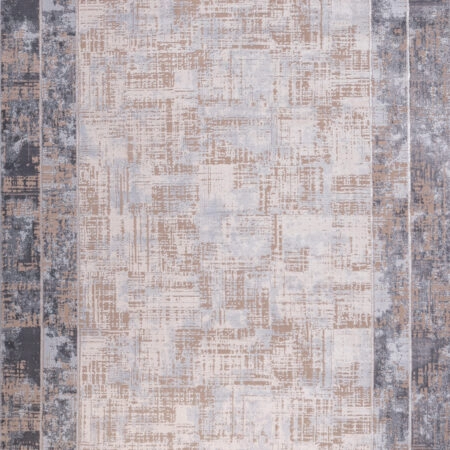 ΧΑΛΙ VELVET MODERN 9252/Beige White - ΣΕΤ ΚΡΕΒΑΤΟΚΑΜΑΡΑΣ