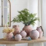 Artekko Candia Βάζο από Τερακότα (25.5x25.5x36)cm