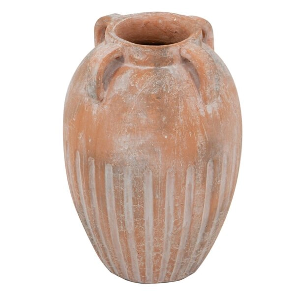 Artekko Candia Βάζο από Τερακότα (25.5x25.5x36)cm