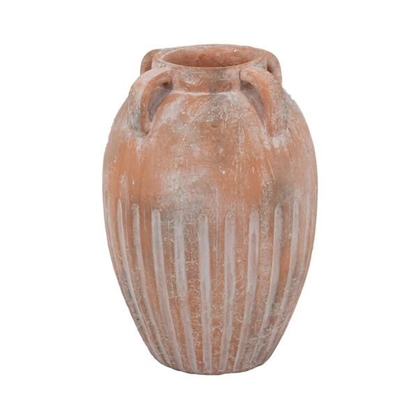 Artekko Candia Βάζο από Τερακότα (25.5x25.5x36)cm