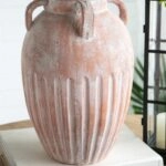 Artekko Candia Βάζο από Τερακότα (25.5x25.5x36)cm