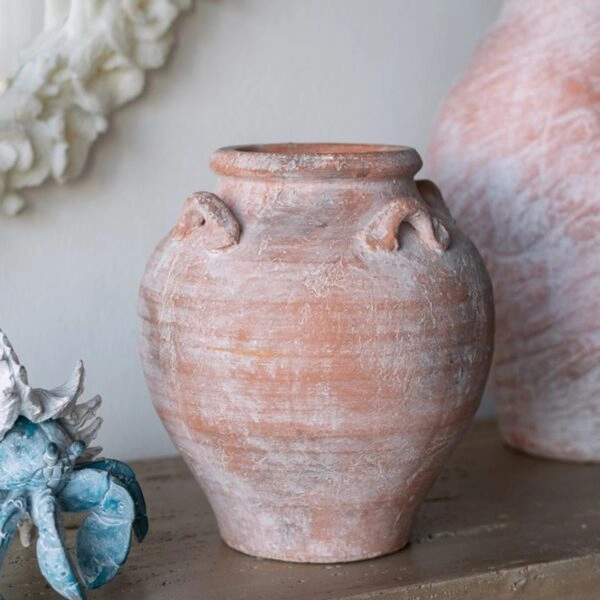 Artekko Candia Βάζο από Τερακότα (22x22x24.5)cm