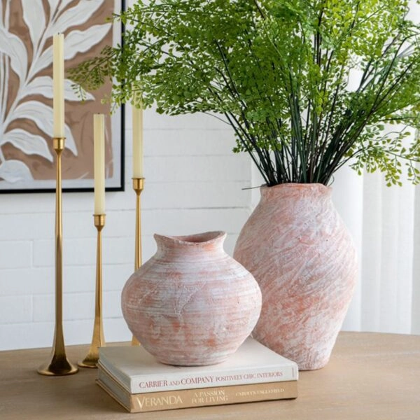 Artekko Candia Βάζο από Τερακότα (26x26x38)cm