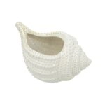 Artekko Andes Λευκό Κεραμικό Κασπώ (24x16.5x14)cm