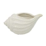 Artekko Andes Λευκό Κεραμικό Κασπώ (24x16.5x14)cm