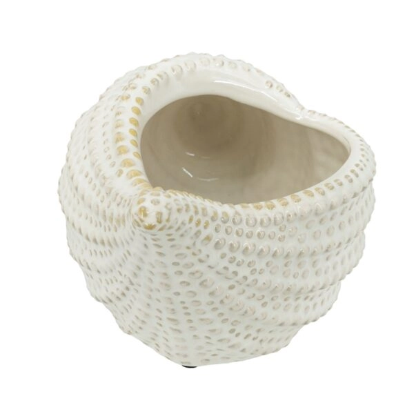 Artekko Andes Λευκό Κεραμικό Κασπώ (24x16.5x14)cm