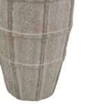 Artekko Cement Μπεζ Τσιμεντένιο Βάζο (18x18x30.5)cm