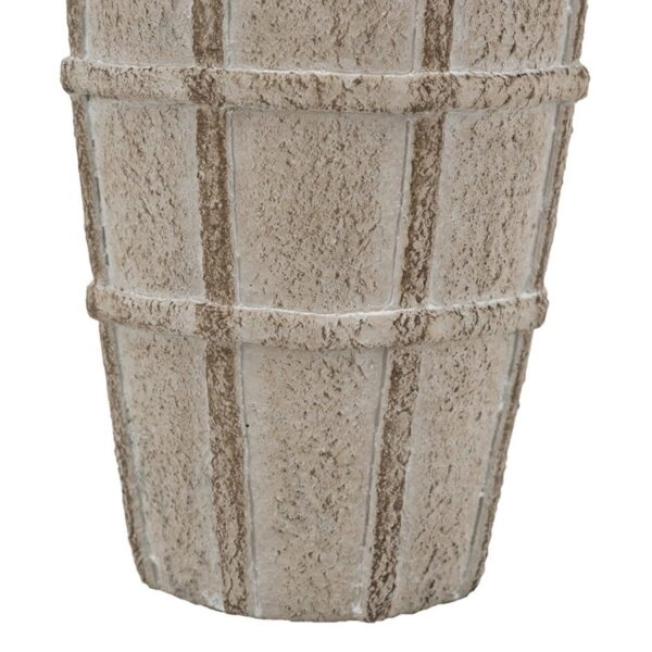 Artekko Cement Μπεζ Τσιμεντένιο Βάζο (13x13x23.5)cm