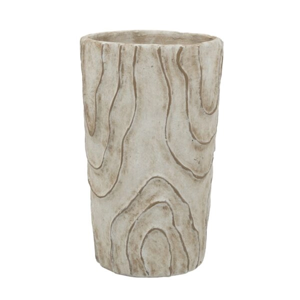 Artekko Cement Μπεζ Τσιμεντένιο Βάζο (18.5x18.5x29.5)cm