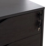 ΕΠΑΓΓΕΛΜΑΤΙΚΗ ΣΥΡΤΑΡΙΕΡΑ ΓΡΑΦΕΙΟΥ ΜΕ ΡΟΔΑΚΙΑ ROSEWOOD HM2108 40X40X66Y εκ.