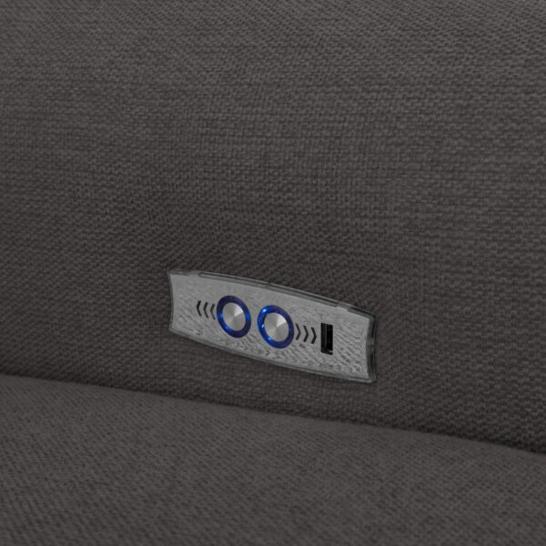 ΓΩΝΙΑΚΟΣ ΚΑΝΑΠΕΣ ΜΕ RECLINE ORACLE HM3290.01 ΓΚΡΙ ΥΦΑΣΜΑ 293x293x98Υεκ.