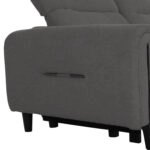 ΓΩΝΙΑΚΟΣ ΚΑΝΑΠΕΣ ΜΕ RECLINE ORACLE HM3290.01 ΓΚΡΙ ΥΦΑΣΜΑ 293x293x98Υεκ.