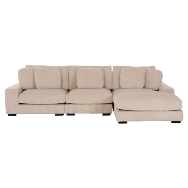 ΚΑΝΑΠΕΣ ΔΕΞΙΑ ΓΩΝΙΑ CRANFIELD HM3287.02R ΜΠΕΖ ΡΙΓΕ ΥΦΑΣΜΑ 313x169(γωνία)x80Υεκ.