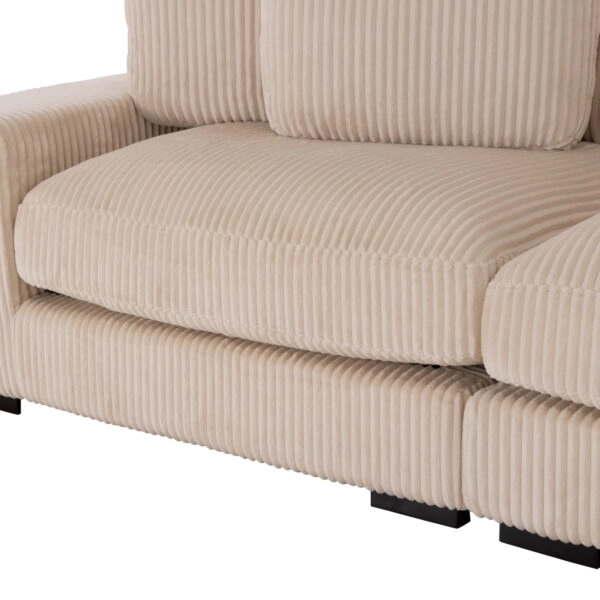 ΚΑΝΑΠΕΣ ΔΕΞΙΑ ΓΩΝΙΑ CRANFIELD HM3287.02R ΜΠΕΖ ΡΙΓΕ ΥΦΑΣΜΑ 313x169(γωνία)x80Υεκ.