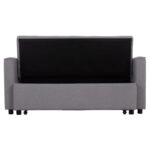 ΚΑΝΑΠΕΣ ΚΡΕΒΑΤΙ 2-ΘΕΣΙΟΣ BORG HM3289.01 ΓΚΡΙ ΥΦΑΣΜΑ 142x94x78Υεκ