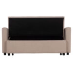 ΚΑΝΑΠΕΣ ΚΡΕΒΑΤΙ 2-ΘΕΣΙΟΣ BORG HM3289.03 ΜΠΕΖ ΥΦΑΣΜΑ 142x94x78Υεκ