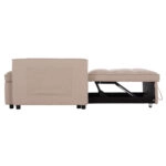 ΚΑΝΑΠΕΣ ΚΡΕΒΑΤΙ 2-ΘΕΣΙΟΣ BORG HM3289.03 ΜΠΕΖ ΥΦΑΣΜΑ 142x94x78Υεκ