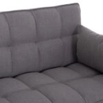 ΚΑΝΑΠΕΣ ΚΡΕΒΑΤΙ 2-ΘΕΣΙΟΣ BORG HM3289.11 ΓΚΡΙ ΥΦΑΣΜΑ 142x94x78Υεκ