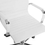 ΚΑΡΕΚΛΑ ΓΡΑΦΕΙΟΥ BOSS ΔΙΕΥΘΥΝΤΟΥ HM1059.32 ΛΕΥΚΟ PU ΠΟΔΙ ΧΡΩΜΙΟΥ 54x57x110Υεκ.